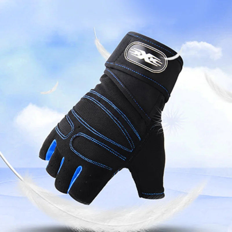 Guantes de Gimnasio unisex, Fitness, Levantamiento de Pesas, Ciclismo.