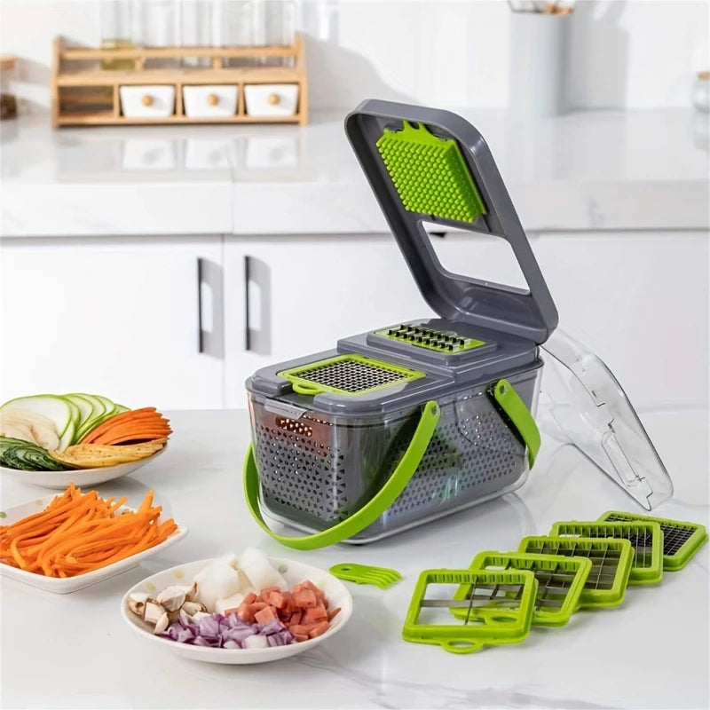 CortaMax Pro: Set Multifuncional de Cocina 22 en 1.