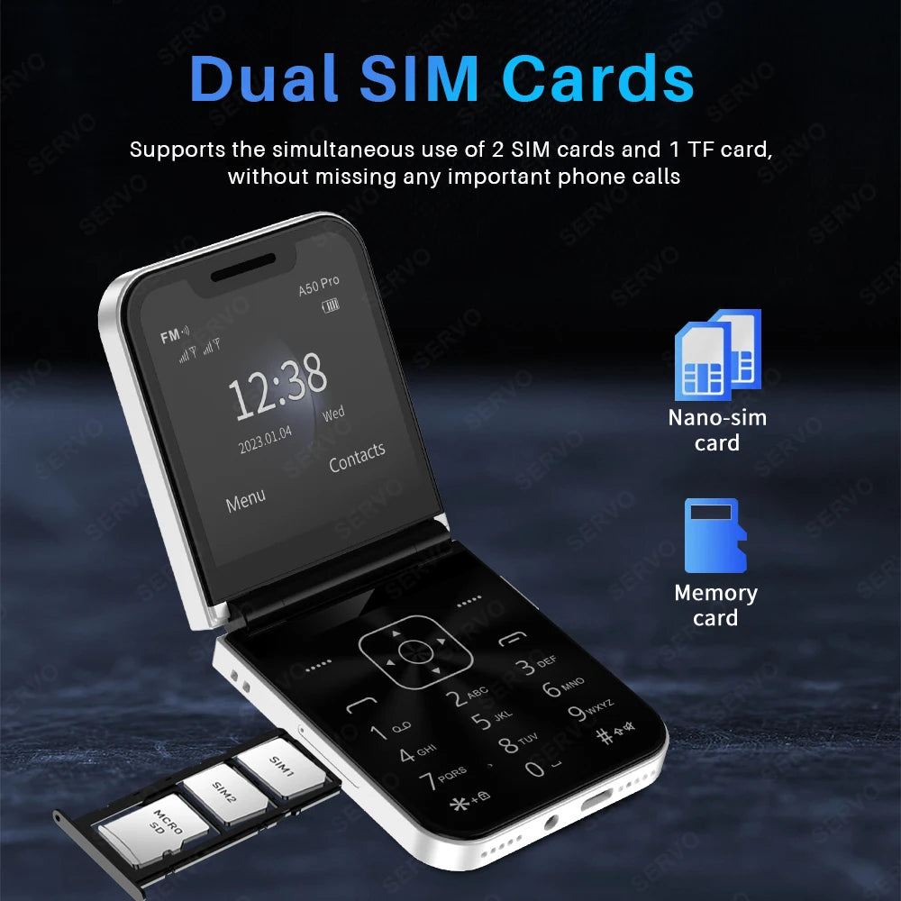 Celular Plegable Doble SIM™