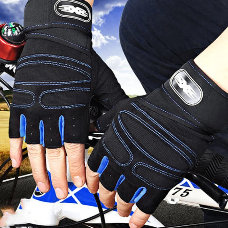 Guantes de Gimnasio unisex, Fitness, Levantamiento de Pesas, Ciclismo.