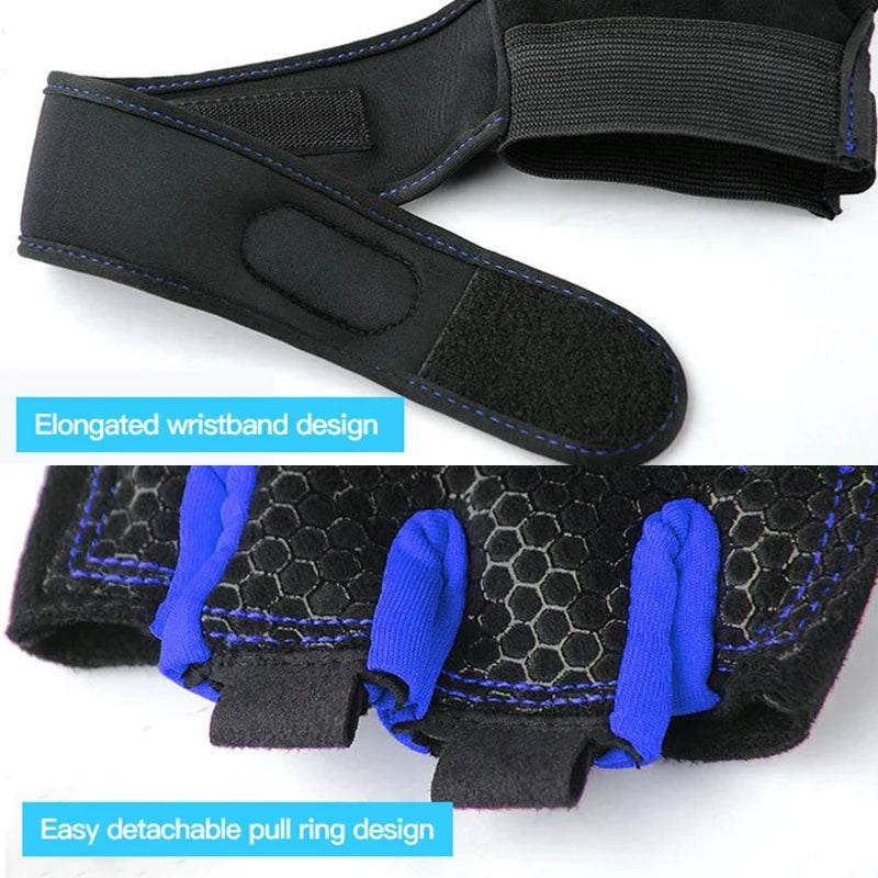 Guantes de Gimnasio unisex, Fitness, Levantamiento de Pesas, Ciclismo.